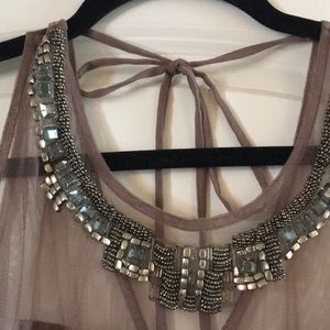 Embellished holiday party dress!